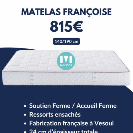 Matelas Françoise 140x190 cm