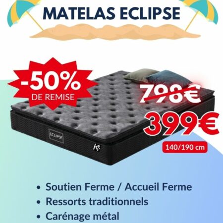 Matelas Eclipse 140x190 cm