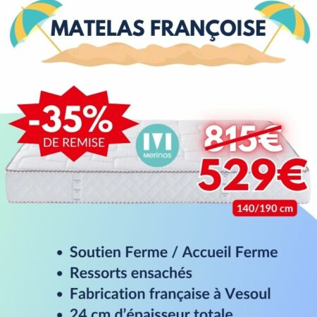 Matelas Françoise 140x190 cm