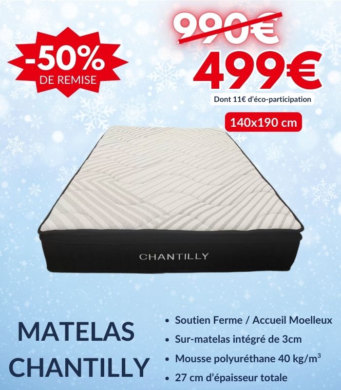 MATELAS CHANTILLY