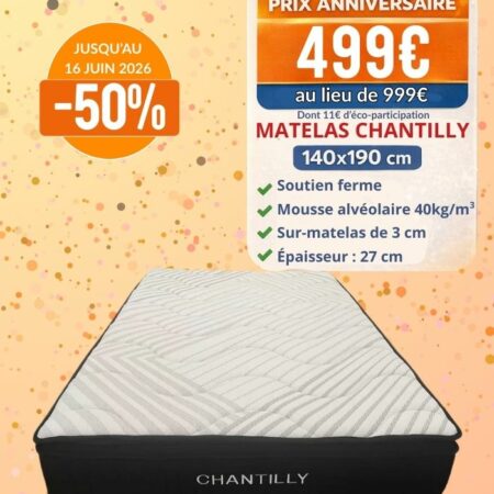 Matelas CHANTILLY